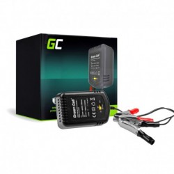 Green Cell Battery charger for AGM, Gel and Lead Acid 2V / 6V / 12V (0.6A)