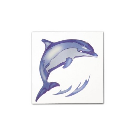 Wenko 3d dekortion, blå delfin