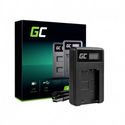 Green Cell Battery Charger DE-A83, DE-A84 for Panasonic DMW-MBM9, Lumix DMC-FZ70, DMC-FZ60, DMC-FZ100, DMC-FZ40, DMC-FZ47