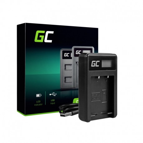 Green Cell Battery Charger BC-W126 for Fujifilm NP-W126, FinePix HS30EXR, HS33EXR, HS50EXR, X-A1, X-A3, X-E1