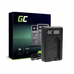 Green Cell Charger CBC-E5, LC-E5 for Canon LP-E5, EOS 450D 600D 1000D Kiss F X2 X3 Rebel T1i XS Xsi (8.4V 5W 0.6A)