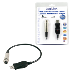 Logilink adapter usb to xlr microphone
