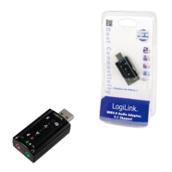Logilink usb soundcard with virtual 7.1 soundeffects