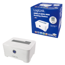 Logilink quickport usb 2.0 for 2.5 & 3.5" sata white