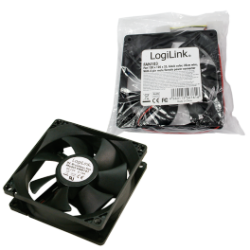 Logilink fan 120x120x25, 12v 2500+-10% rpm, black fan 120x120x25
